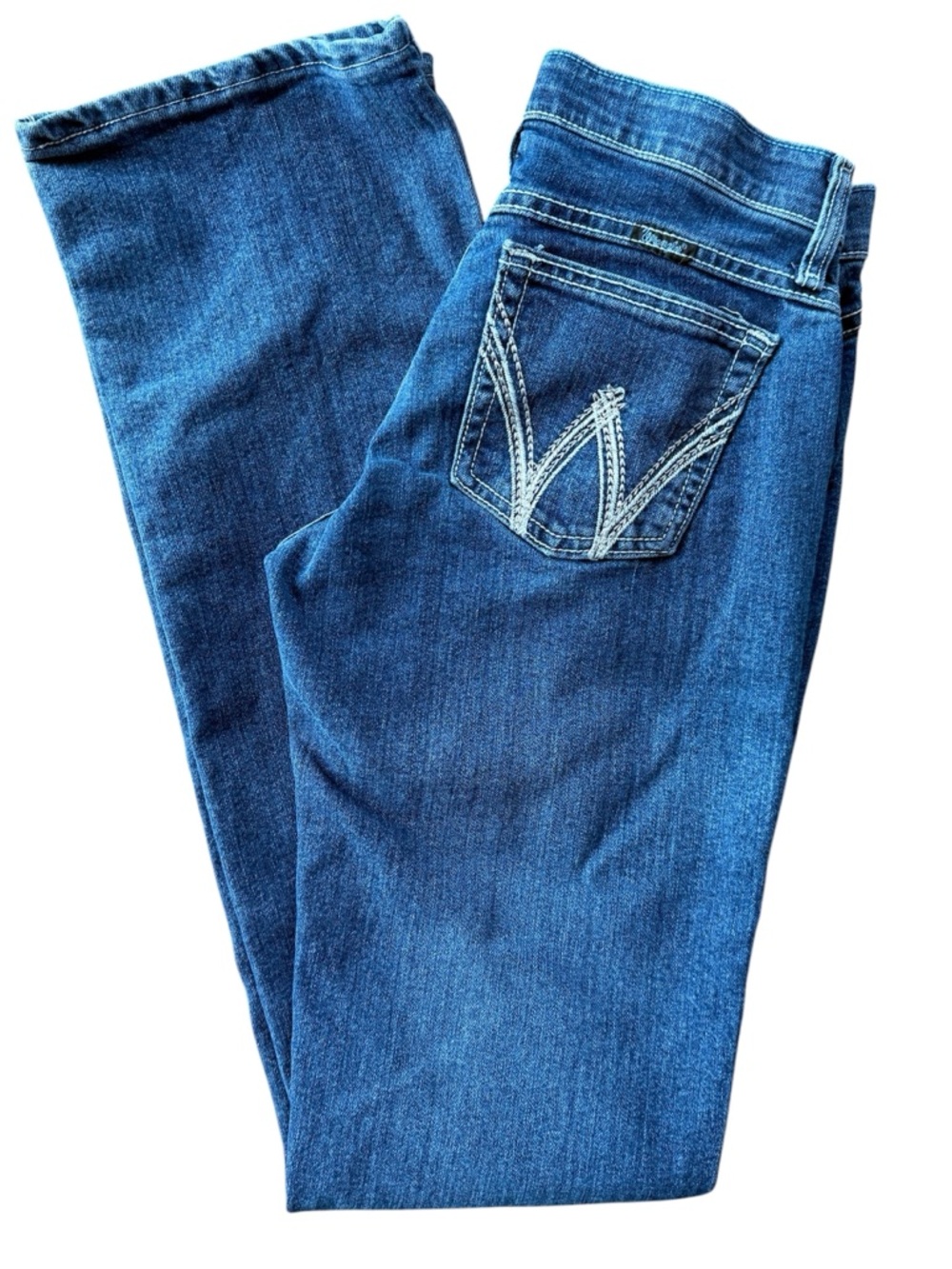 Wrangler Q Baby Bootcut Tall Jeans Size 3/4 x 36